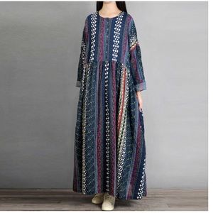 Linen oversized dress with pockets